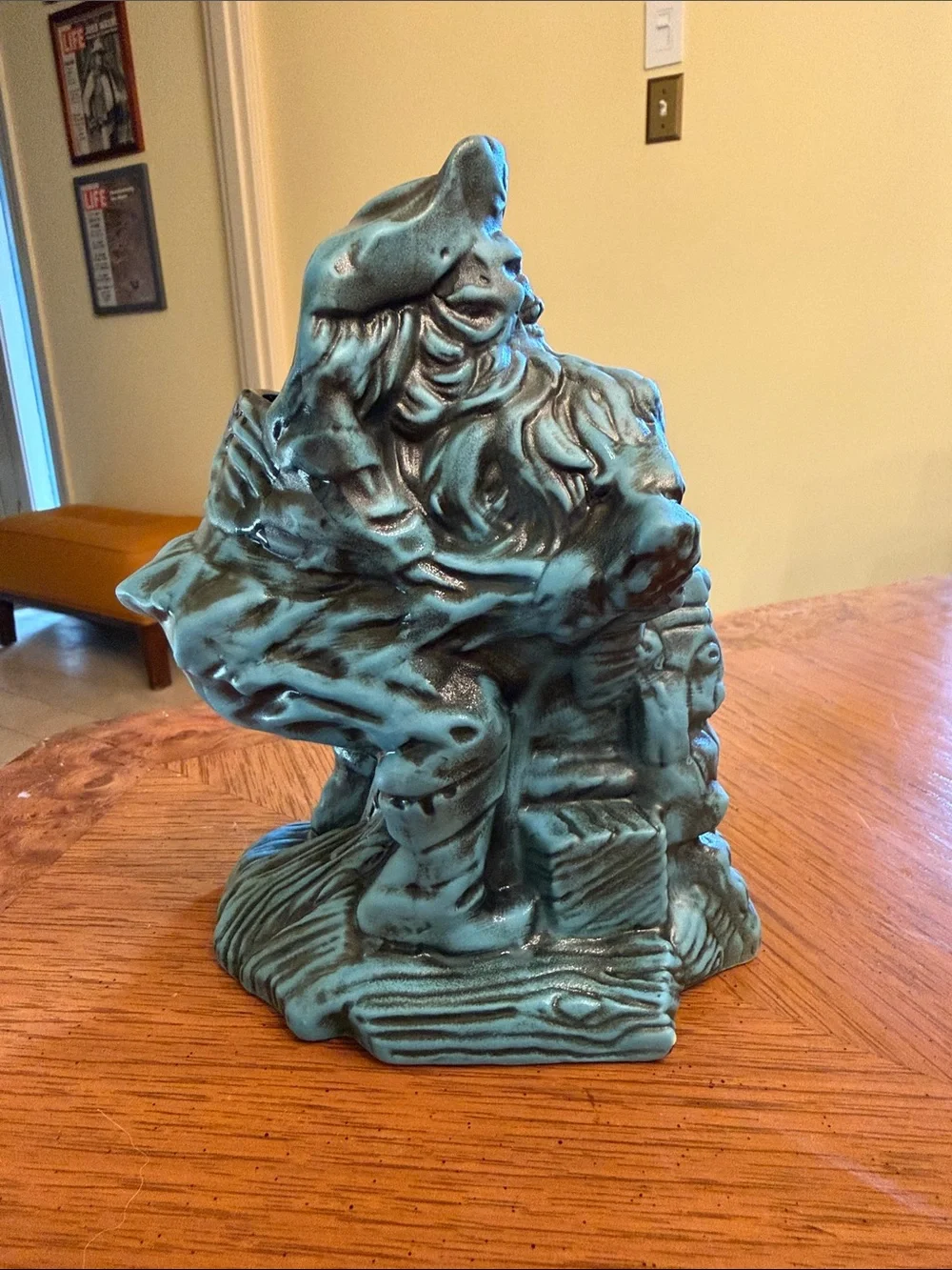 Tikiland Trading -Pirate at the Helm -Disney’s Pirates of The Caribbean Tiki Mug